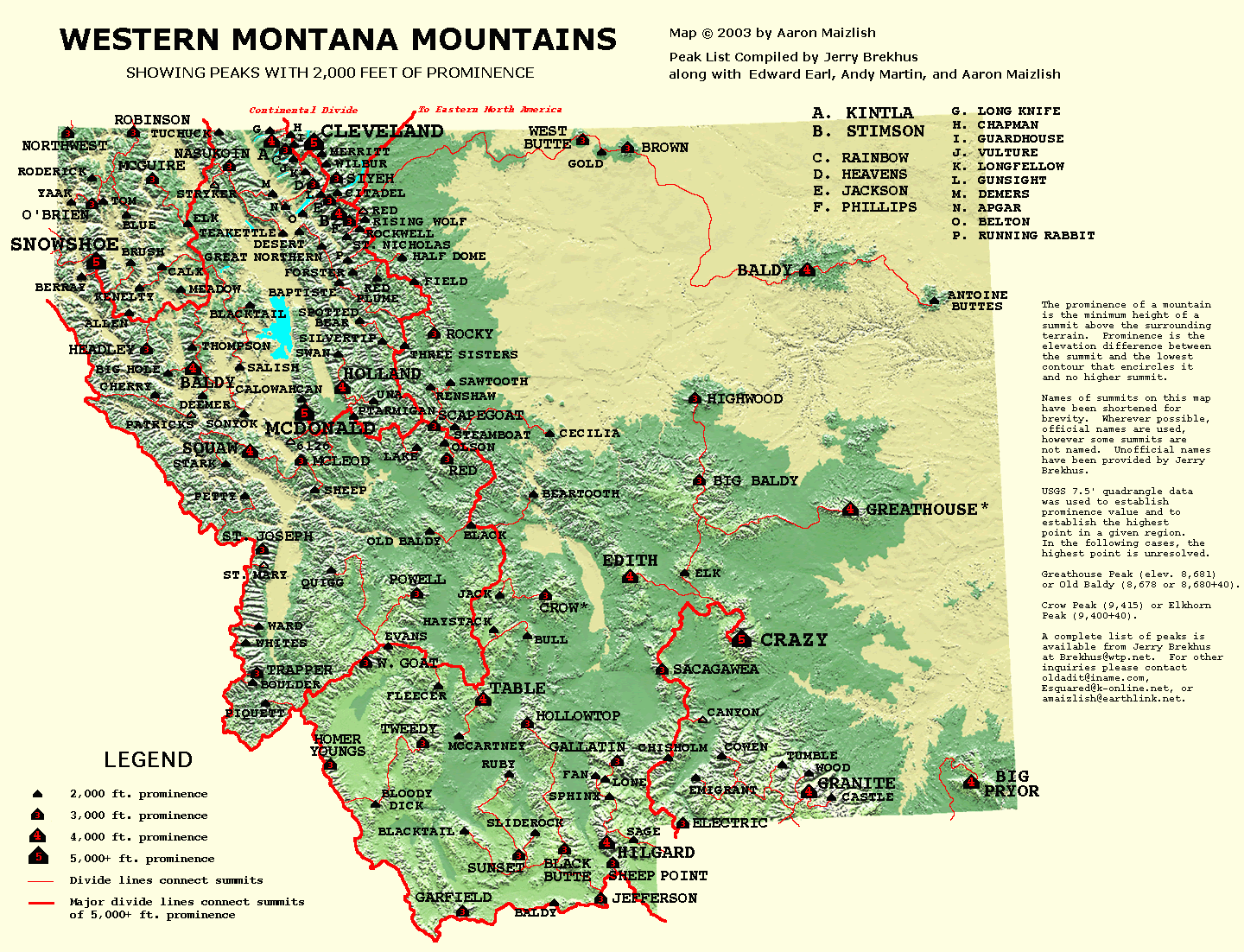 26 Montana Mountain Ranges Map - Maps Online For You