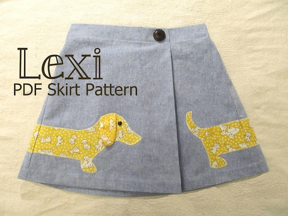 NEW Lexi Side Pleat Skirt PDF Pattern Tutorial, Easy Sew sizes baby girl toddler