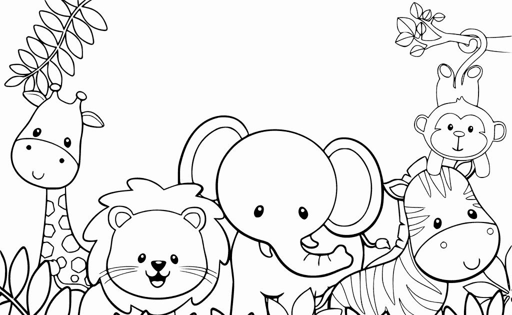 Coloring Pages Zoo Animals - Coloring Pages for Kids