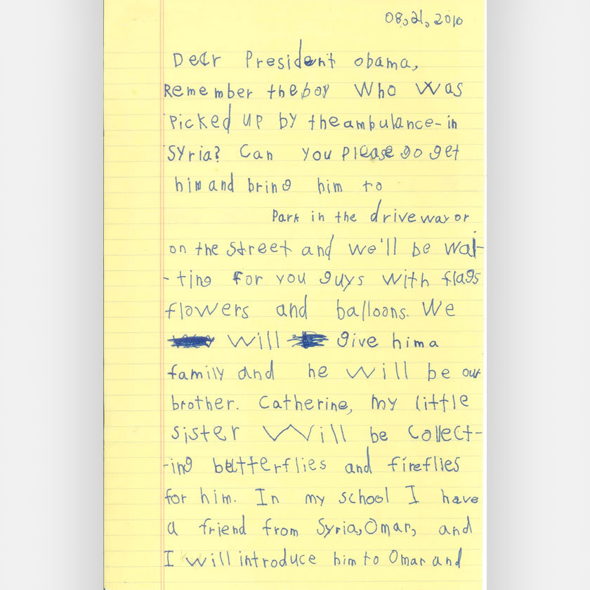 Letter to Obama