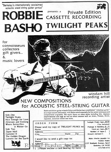 Basho's flyer Twilight Peaks