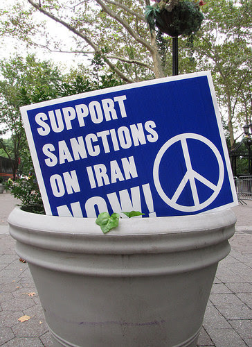 |||Photo credit: ajagendorf25 / Foter.com / CC BY-NC Sanctions for Iran Poster: United Nations