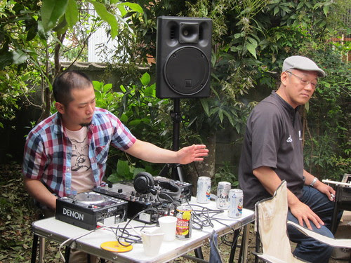 DJ at rachel's house!