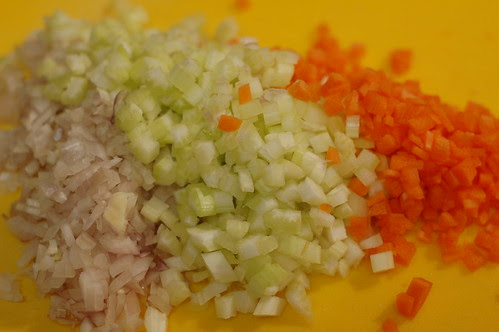 The colors of the Mirepoix flag