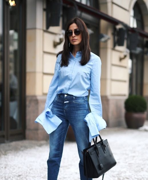 Le Fashion: A Casual Take On The Button-Down With Extra-Long Sleeves