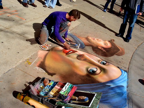 Chalk artist