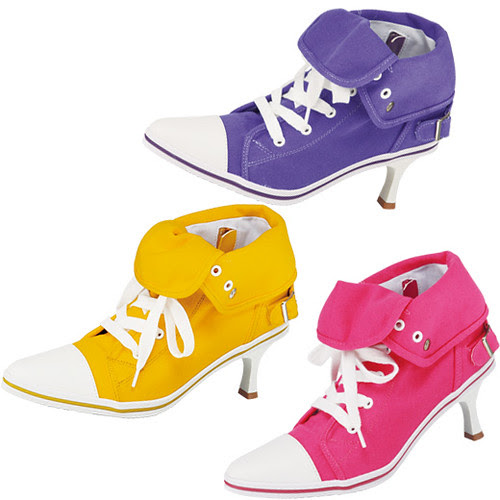 high heel sneakers size 11
