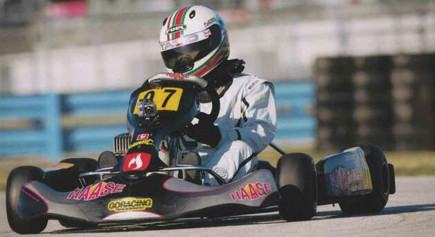 Tazio Torregiani, a 13-year old Stamford resident, is competeing in the Junior Class on the National Go_kart racing circuit. Photo: Contributed Photo / CT