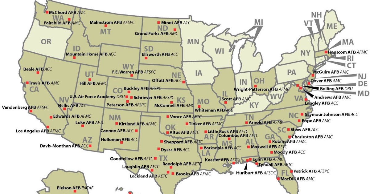 Air Force Base Map AFP CV