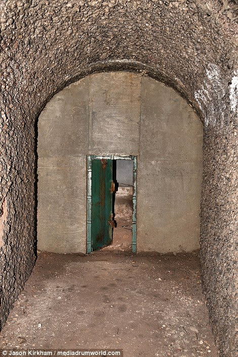 Photographer Jason Kirkham was tipped off about a secret entrance into the vault