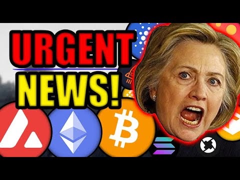 HILLARY CLINTON ABOUT TO CRASH THE CRYPTO MARKETS!? (WARNING TO BITCOIN INVESTORS) | Cryptocurrency News