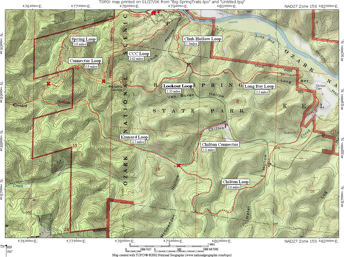 Map Of Ozark National Forest In Arkansas