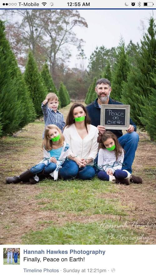 The Internet Is Freaking Out About a Sexist Christmas Family Photo