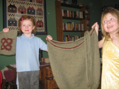 Bag and Pocket pre-felting