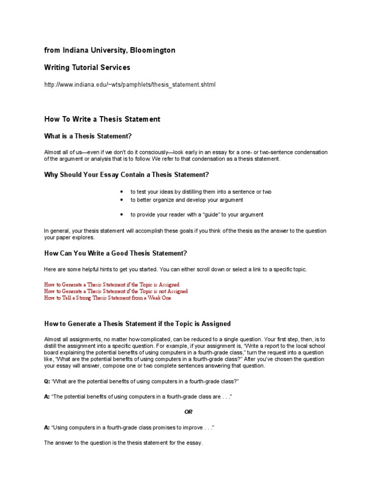 how to make a thesis statement google docs