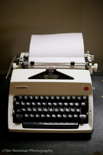 1970s typewriter (ready to type on)