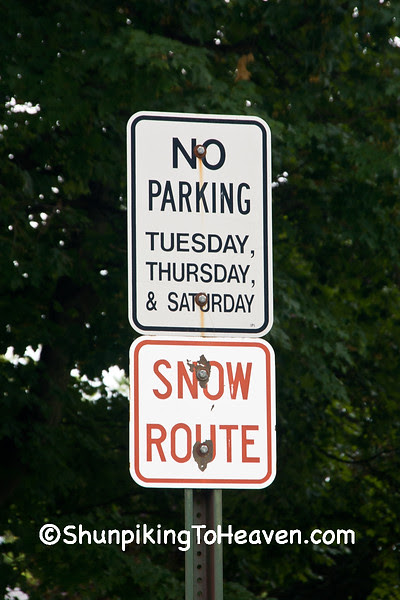 No Parking Sign, Toledo, Iowa