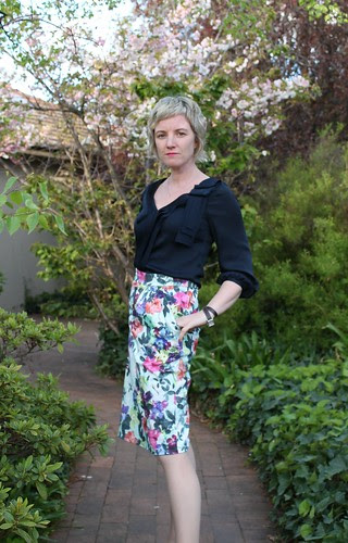 O'Keefe skirt in the springtime