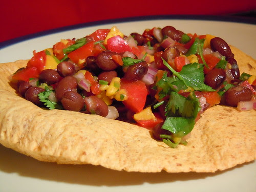 Spicy Tropical Tostada