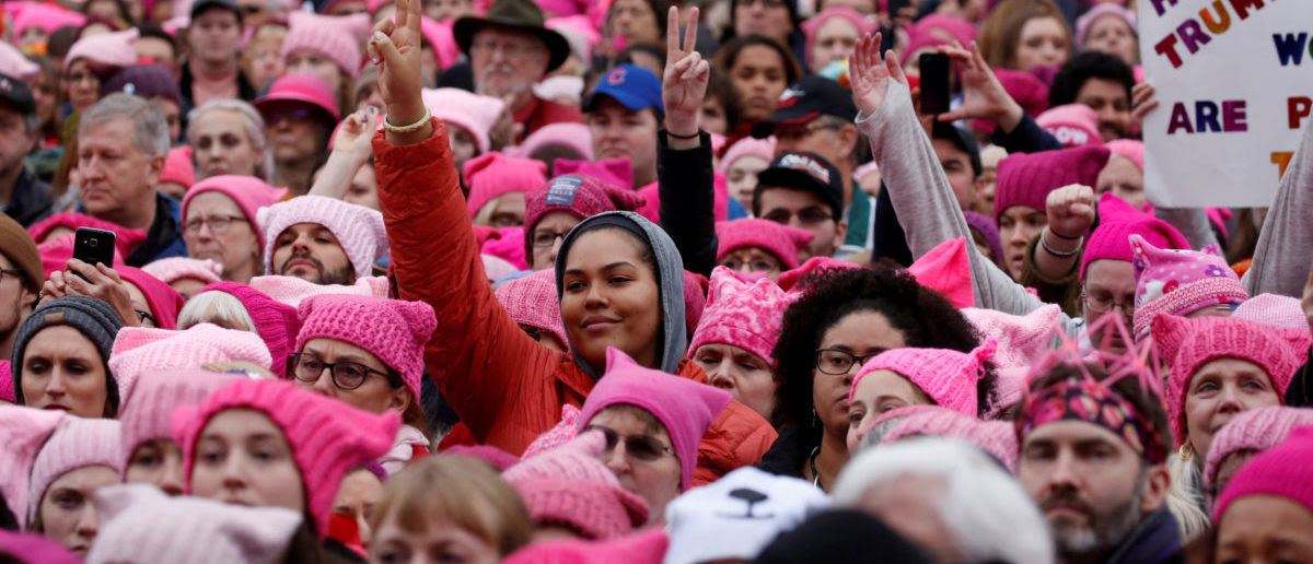 People gather for the Women's March in Washington U.S., January 21, 2017. REUTERS/Shannon Stapleton     