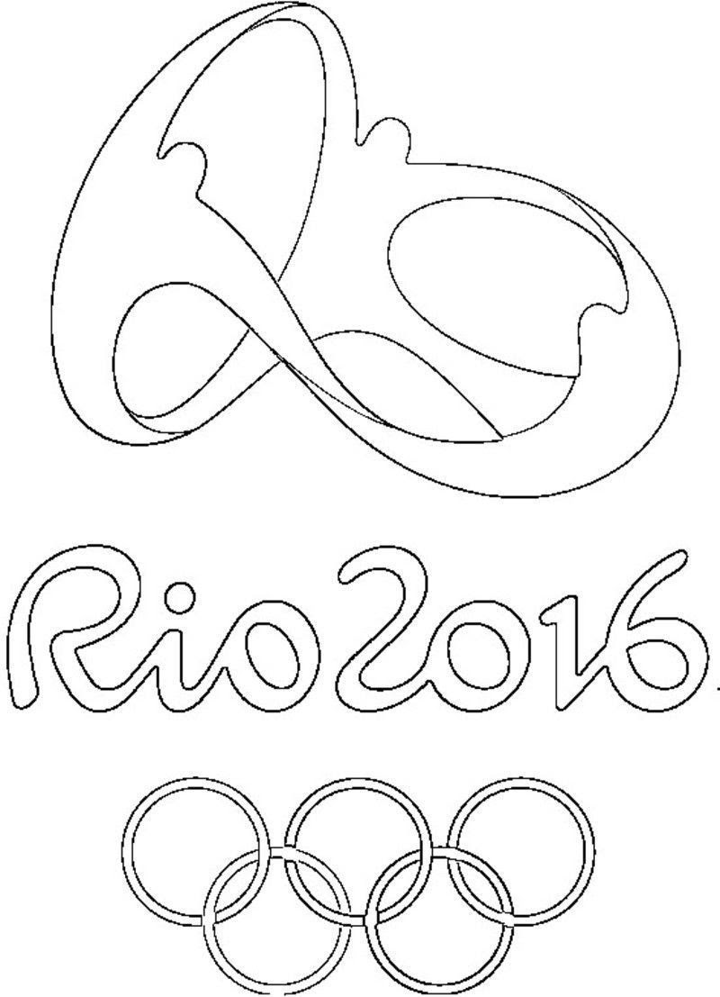 Coloriage Jeux Olympiques Rio 2016  Des Milliers de Coloriage