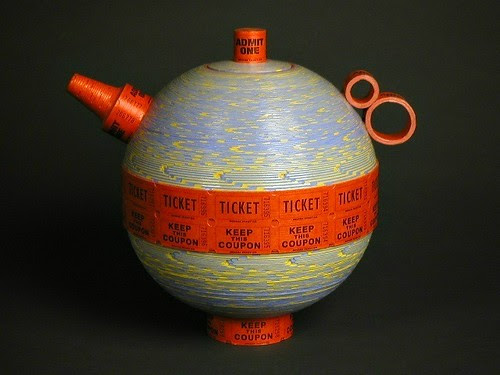 Ticket Roll Teapot