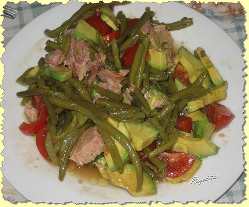 ENSALADA DE JUDIAS VERDES Y ATUN