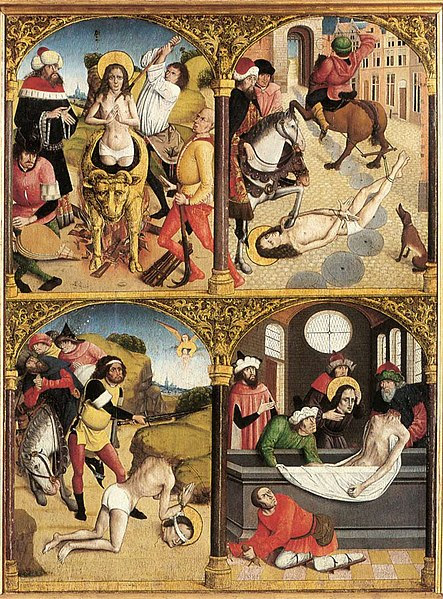File:16th-century unknown painters - Scenes from the Legend of St George - WGA23611.jpg