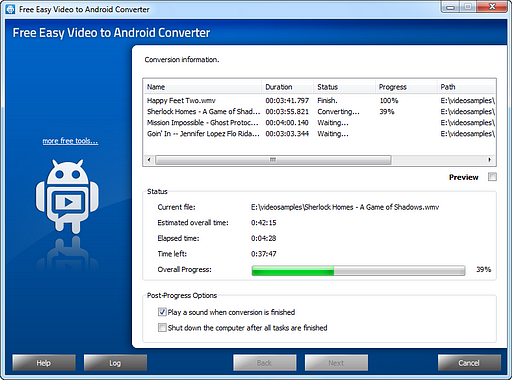 Free Easy Video to Android Converter - How to Convert WMV ...