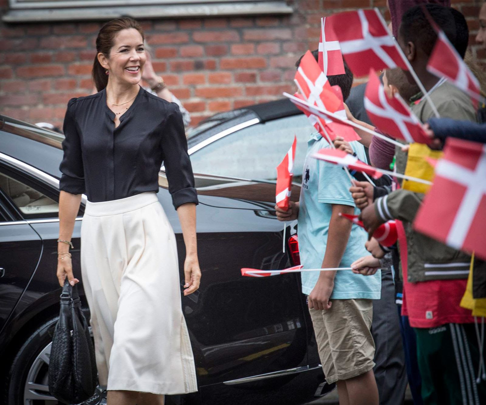 Princess Mary passionately advocates for anti-domestic abuse at Loving Measure event:Crown Princess Mary of Denmark was greeted by excited year eight students as she arrived at Guldberg academy in Copenhagen to participate in the *Loving Measure* event.