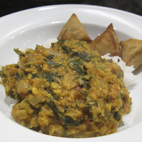 Dal with Kale