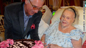 Actress Zsa Zsa Gabor's husband wants his 94-year-old wife to be a mother again.