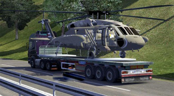 UH60 Helicopter Trailer