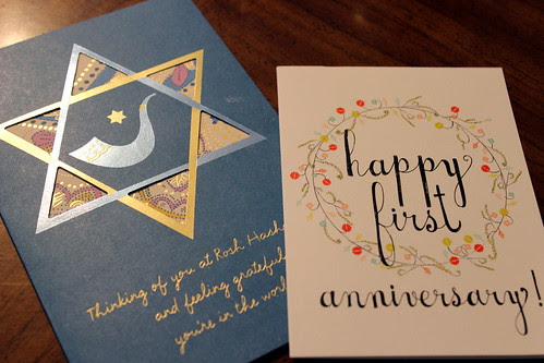 Anniversary & New Year's Cards