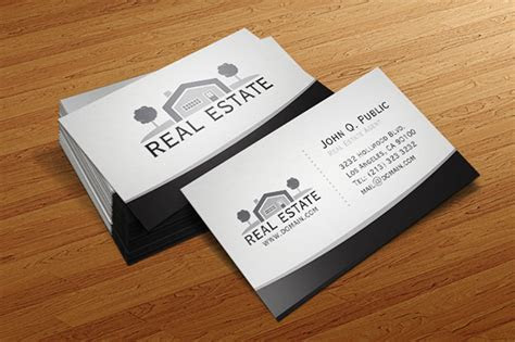 Elegant Real Estate Business Card Template on Behance Elegant Real Estate Business Card Template on Behance