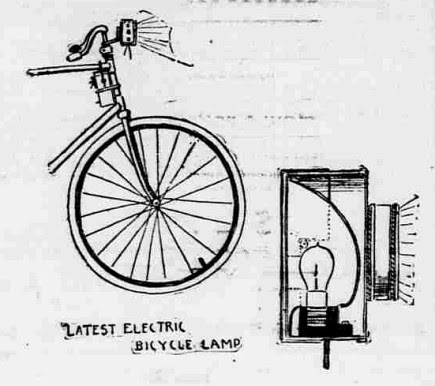 Bicycle Electric Lamp (1896)