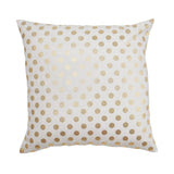gold dot pillow
