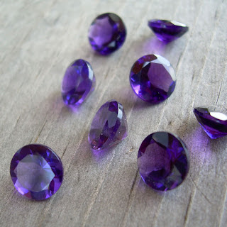 faceted amethyst