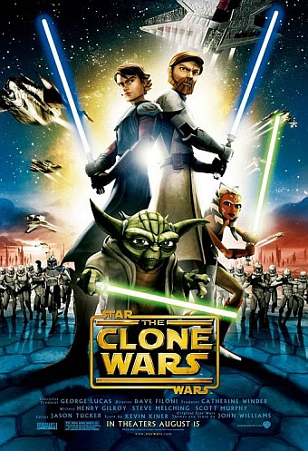 Cartel de Star Wars: Las Guerras Clon