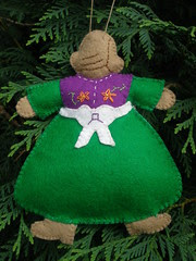 Back of Gingerbread Doll Ornament