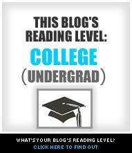 college undergrad reading level graphic