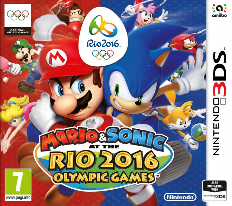 Resultado de imagen para Mario _And_ Sonic_At_The_Rio _2016 3DS COVER