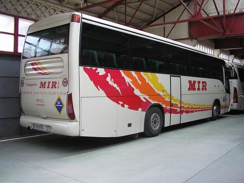 Autobus de l'empresa TRANSPORT MIR de Ripoll
