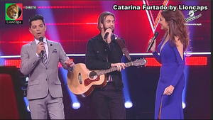 Catarina Furtado sensual no The Voice