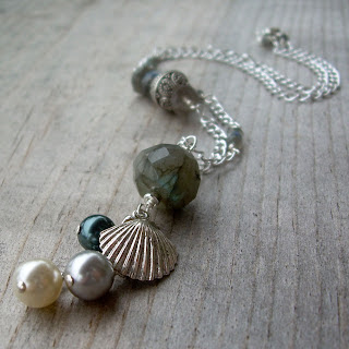 labradorite ocean necklace