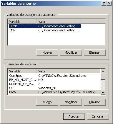 Variables de Entorno