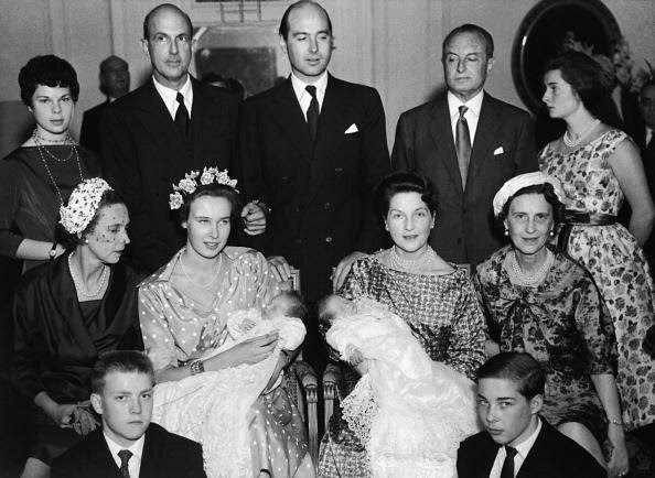 Dimitri And Michael Of Yugoslavia Baptized In Versailles In 1958 Dimitri And Michael Of Yugoslavia Baptized In Versailles In 1958
