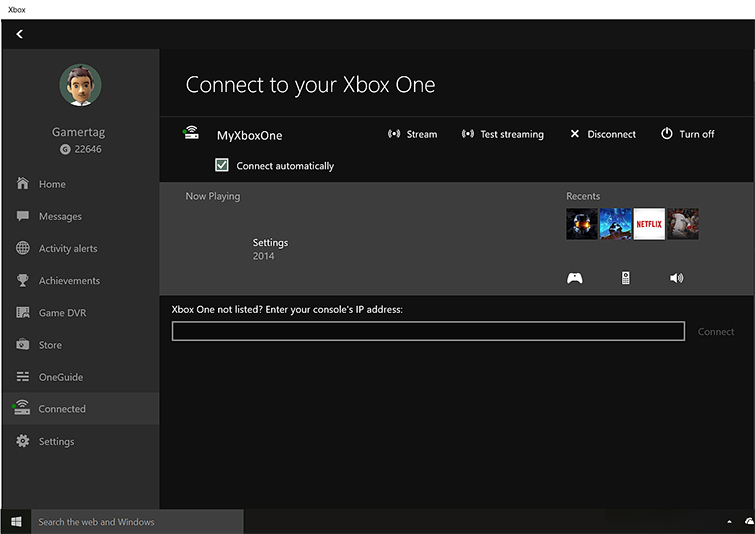 How to Use Game Streaming in the Xbox App on Windows 10