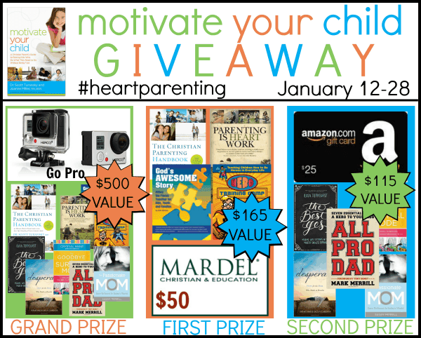 motivate your child giveaway