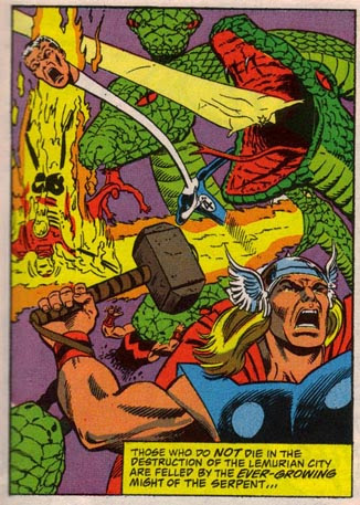 Thor's really gonna be ticked off he missed all the cool stuff happening behind him. What If #25